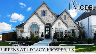 New Construction Homes in Dallas  Model Home Tour Perry Homes Greens at Legacy Prosper TX [upl. by Gamali]