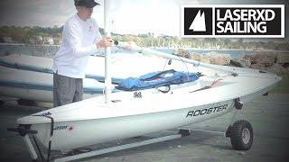 Rigging Your Laser Sailboat in Less Than 5 Minutes HD [upl. by Earized]