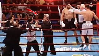 Cuando el entrenador perdió el control  John Ruiz vs Andrew Golota [upl. by Saks]