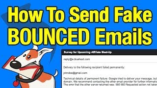 How to Bounce Back Emails [upl. by Alleras777]