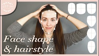 Good hairstyles for your face shape amp how to determine your shape  Justine Leconte [upl. by Arama350]