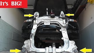 How To Replace A Crossmember or Subframe with Basic Tools Part 1 [upl. by Lucrece]