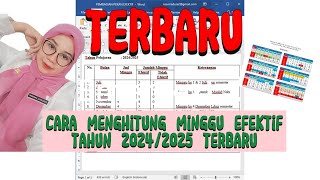 cara menghitung minggu efektif semester ganjil 2024 [upl. by Zellner]