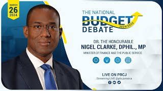 Budget Debate  Nigel Clarke  Sitting of the House of Representatives  March 26 2024 [upl. by Hcra960]