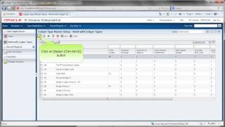 Accessing Ledger Type Master Setup  JDE E1 91  General Accounting [upl. by Standush]