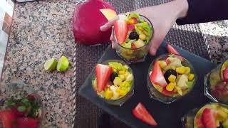 سلاطة راقية و تحمر الوجه سهلة وسريعة التحضيرفي 5دقائق🍅🍓  Salade express 🍴 [upl. by Anaiad]