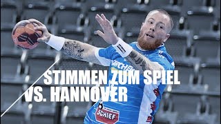 Patrick Zieker und Viggó Kristjánsson zum Heimspielsieg gegen Hannover  TVB Stuttgart [upl. by Anilys925]