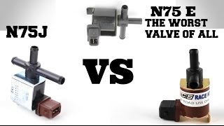 VW 18t N75J VALVE VS N75C VS N75E VALVES [upl. by Hafler]