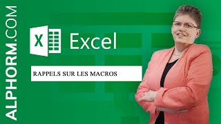 Rappels sur les macros sous EXCEL 2016 VBA  Vidéo Tuto [upl. by Nillek803]