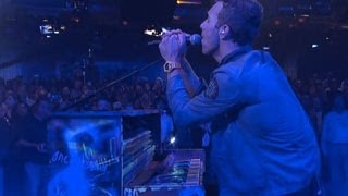 Coldplay  Clocks Live on Letterman [upl. by Garrek370]