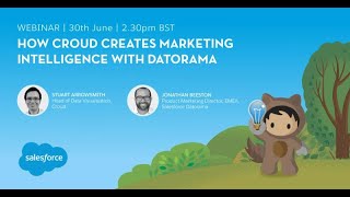 Salesforce Datorama webinar How Croud creates marketing intelligence with Datorama [upl. by Clippard]