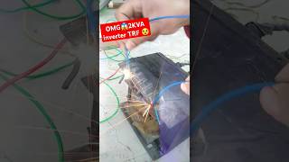 2000W solar inverter TRF short circuit on battery side handmade project [upl. by Nahtaneoj]