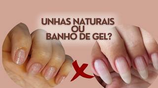 TRANSIÇÃO DE UNHAS DE GEL PARA UNHAS NATURAIS [upl. by Paley699]