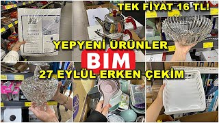 BİME YENİ GELEN ÜRÜNLER27 EYLÜL ERKEN ÇEKİMTEK FİYAT 16TL😱BİM AKTÜEL ÜRÜNLERBİMÇEYİZ ALIŞVERİŞ [upl. by Aicemaj538]