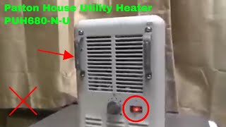 ✅ How To Use Patton House Utility Heater PUH680NU Review [upl. by Atibat478]