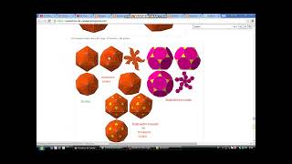 Icosaedro triakis triacontaedro rómbico y gran dod estrellado 3ds MAX [upl. by Derag442]