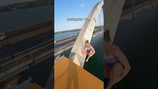 High Diving Gone Wrong 😳 bravegang bts [upl. by Hagile]