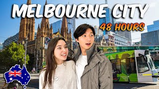 48 Hours Travelling in Melbourne City 2024 🇦🇺 Australia Vlog [upl. by Paulie862]