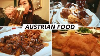 Austrian Food Tour The BEST Schnitzels Beer amp Pancakes In Vienna  Vienna Food amp Travel Vlog [upl. by Pembrook]