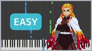 Shirogane  Demon SlayerKimetsu no Yaiba  LiSA Piano Sheet Music  Easy  Beginner [upl. by Nhepets]