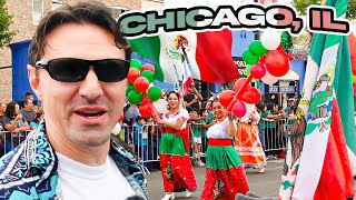 Largest Mexican Independence Day Parade in USA Chicago IL [upl. by Brunn372]