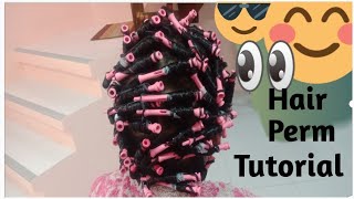 Perm Tutorial  Paano MagKulot ng Buhok [upl. by Isteb537]