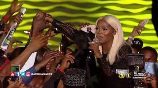 TIWA SAVAGE Live Performance at AFRIMA 2017 [upl. by Ahsiad719]