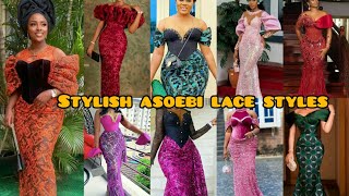 Stunning asoebi lace styles 2024  Lace dress designs for owanbe  Ankara styles [upl. by Philan]