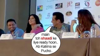 Salman Khans Unimaginable SHOCKING Reply On MARRYING Katrina Kaif At Dabang Tour 2018 America [upl. by Suravaj]