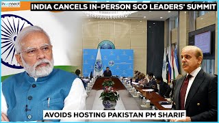 Modi Chairs Virtual SCO Summit Cancels InPerson Meeting  SCO 2023 [upl. by Roi790]