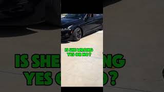 Follow us for more content fyp doordash crazy karen accident driveway car crash fail [upl. by Ardnahcal]