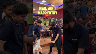 Real AIR 1 Mass Entry 🔥 Huge Crowd Standing Ovation ❤️ IIT Motivation shorts esaral jee viral [upl. by Oiril406]