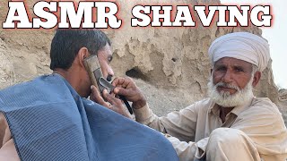 ASMR Fast Beard Shaving but Barber is 100 Year Old ASMR BrozAsmr [upl. by Rubinstein]