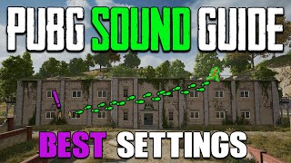 ULTIMATE PUBG SOUND SETTINGS 2022  FIX FOOTSTEPS  AUDIO GUIDE  SOUND LOCK  PUBG SEASON 12 [upl. by Ahsekahs]