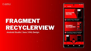 RecyclerView in Fragment in Android Studio using Java  YouTube Clone [upl. by Lula813]