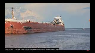 Csl Assiniboine Arrived to Superior on July 8 [upl. by Pius]