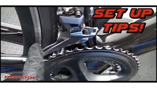 Shimano Ultegra R8000 Front Derailleur Set Up Tips [upl. by Leede675]