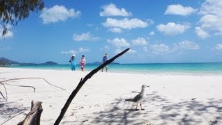 Whitehaven Beach  Whitsunday Islands [upl. by Einuj]