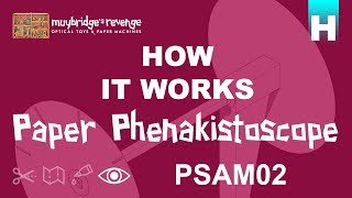 Paper Phenakistoscope PSAM02 How It Works [upl. by Goodson916]