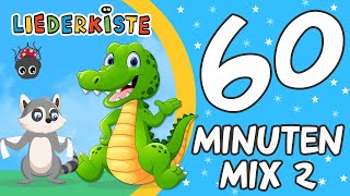 KINDERLIEDERMIX 60 MINUTEN Vol 2  20 unserer beliebtesten Kinderlieder in einem Mix [upl. by Ytsrik]