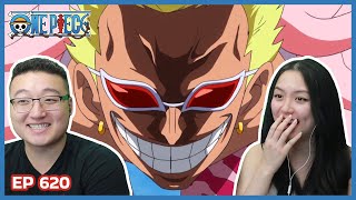 HOLY FK DOFLAMINGO IS COMING 😨  One Piece Episode 620 Couples Reaction amp Discussion [upl. by Grubman]