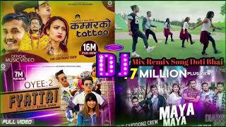 4 mix Dance remix song Nepali DJ doti bhai [upl. by Atirat]