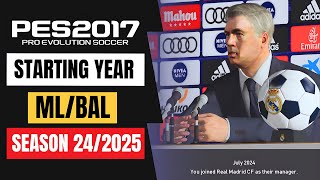 PES 2017  MLBAL Starting Year Season 242025 Compatible With All Patches  Download amp Install [upl. by Ahsekad]