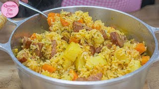 ALMOÇOJANTAR RÁPIDO DE UMA PANELA  PRONTO EM 25 MINUTOS E DELICIOSO  RECEITAS DA CRIS [upl. by Ringo646]