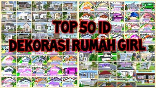 TOP 50 ID DEKORASI RUMAH GIRL JADI MEWAH DAN AESTHETIC  Sakura School Simulator [upl. by Florri]