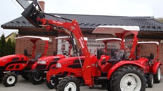 Traktor DongFeng 404G2 s čelním nakladačem small tractor DF404G2 [upl. by Welsh]