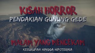 Cerita MISTIS Pendakian Gunung Gede Malam Yang Mencekam CEMISTRI 4 [upl. by Anahs]