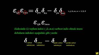 Tensor 03 Kronecker Delta  Permütasyon Sembolü Özdeşliği [upl. by Mitman]