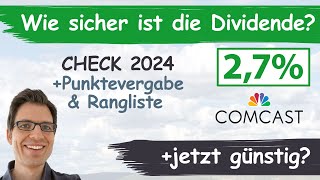 Comcast Aktienanalyse 2024 Wie sicher ist die Dividende Jetzt günstig bewertet [upl. by Zebadiah]