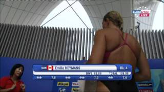 Emilie Heymans Fina 2011 3M Female Final [upl. by Elliven]